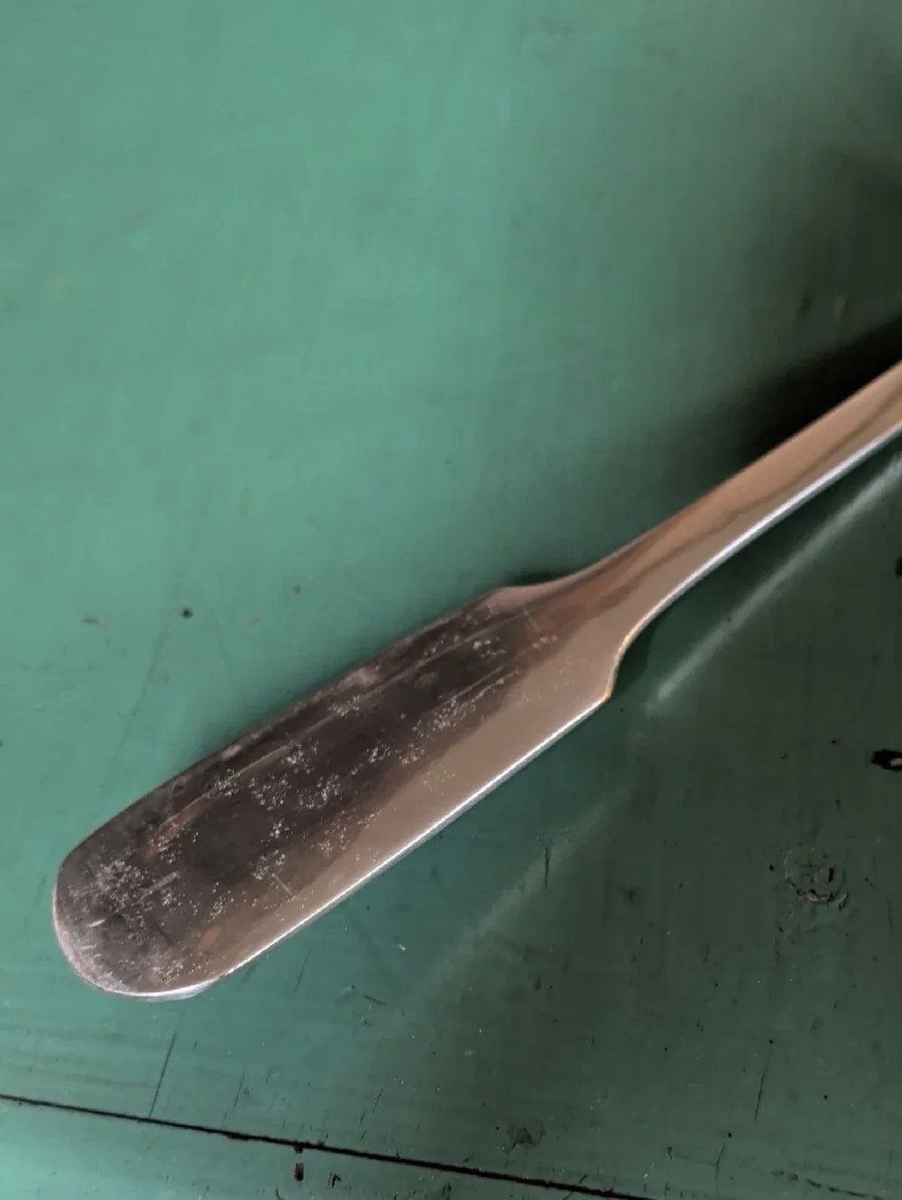 Pottery Barn Antique Silver Plated Serving Ladle Fiddle Pattern Handle
